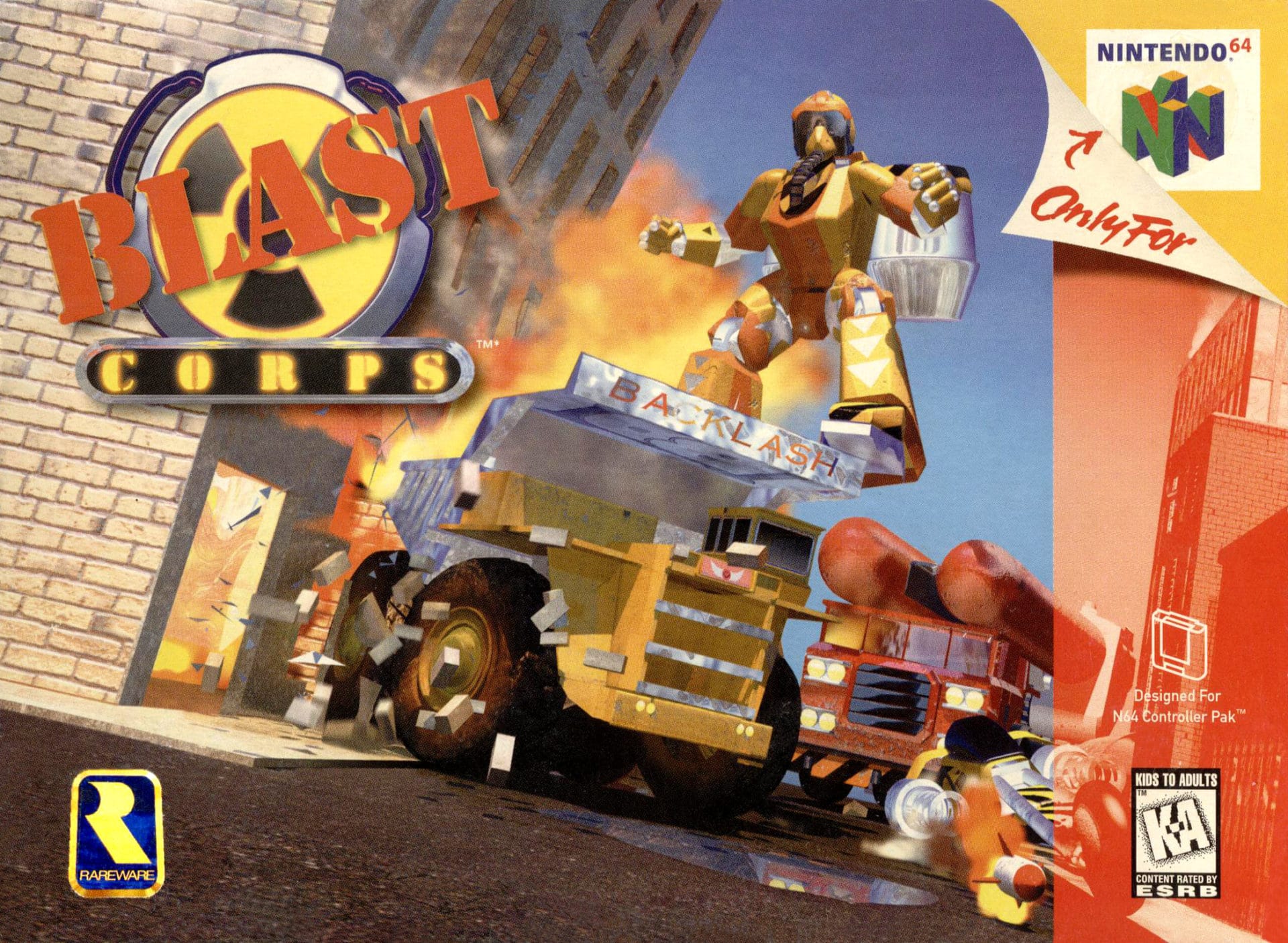 GameBack: Blast Corps – Distruzione e strategia su Nintendo 64