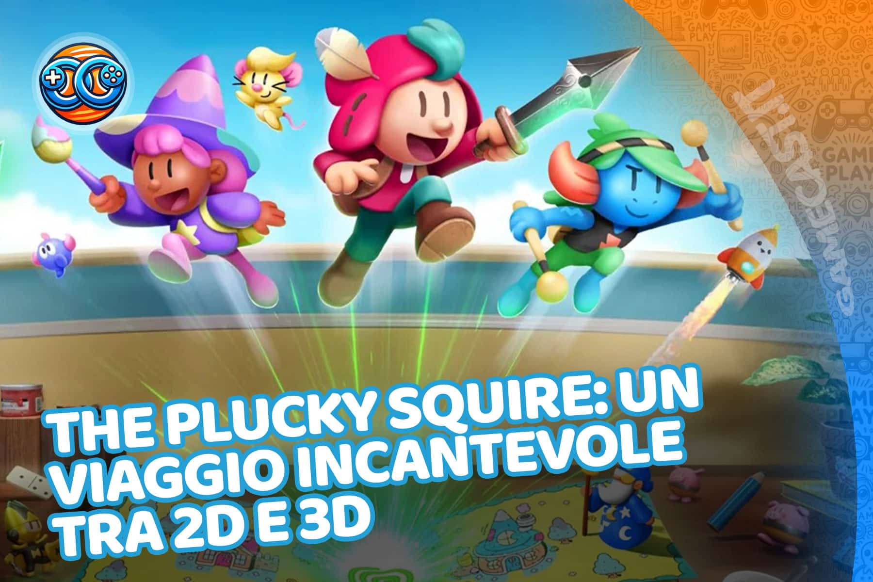 the plucky squire: un viaggio incantevole tra 2d e 3d