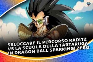 percorso raditz vs la scuola della tartaruga