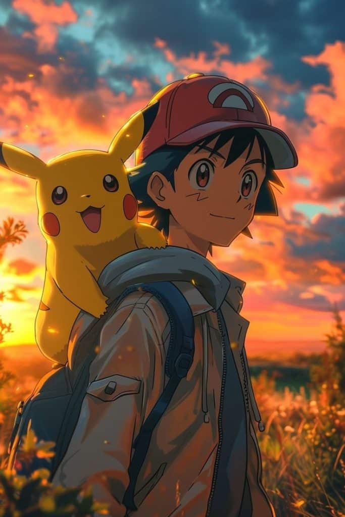 ash and pikachu