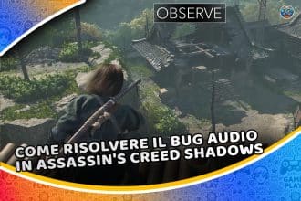 come risolvere il bug audio in assassin's creed shadows