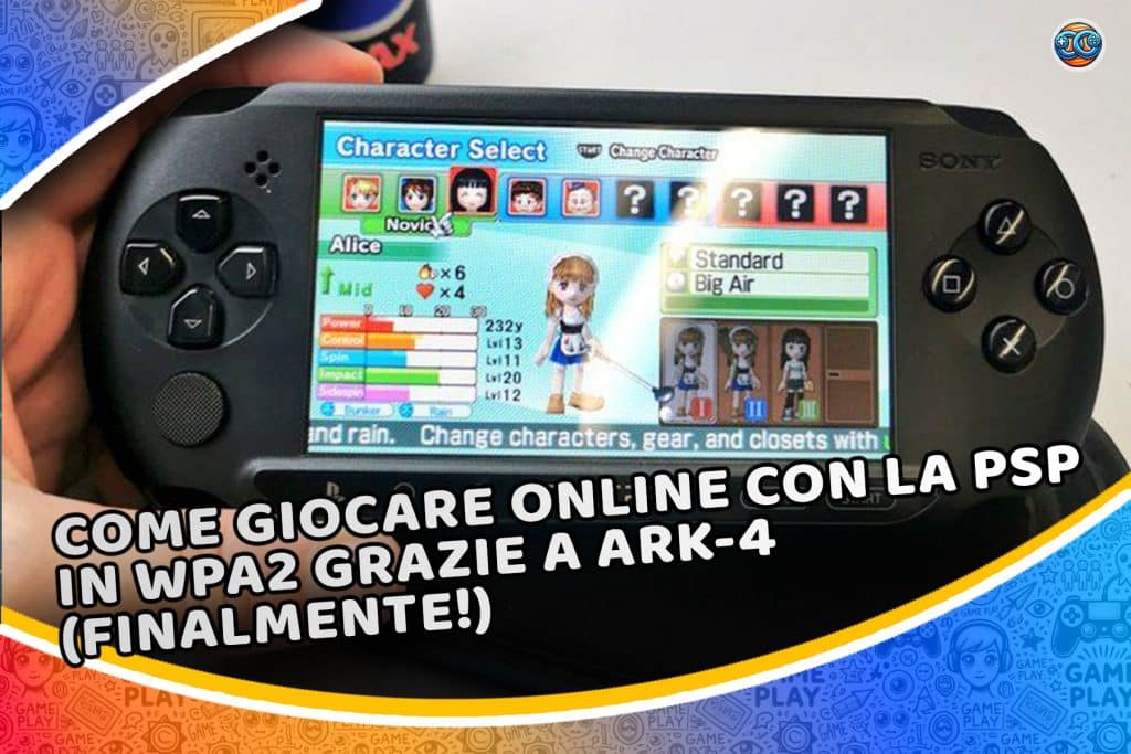 come giocare online con la psp in wpa2 grazie a ark-4