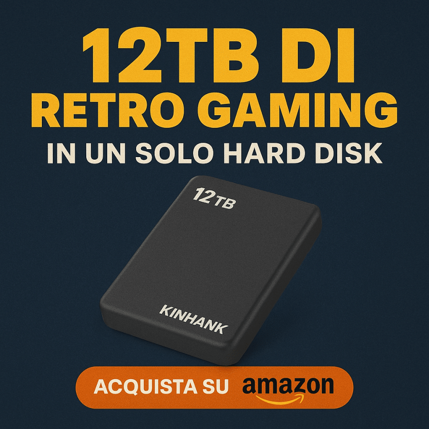 12tb di retrogaming in un solo hard disk troppi no, il giusto