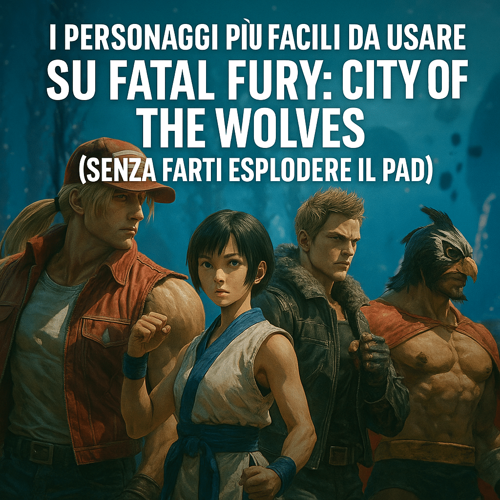 i personaggi più facili da usare su fatal fury city of the wolves (senza farti esplodere il pad)