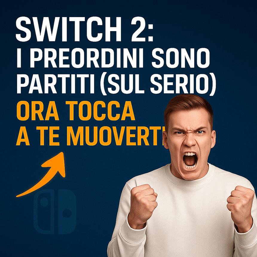 i preorder di nintendo switch 2 sono finalmente attivi anche in italia: ecco dove puoi bloccarla subito, con o senza mario kart world incluso.