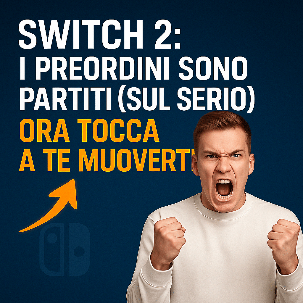 i preorder di nintendo switch 2 sono finalmente attivi anche in italia: ecco dove puoi bloccarla subito, con o senza mario kart world incluso.