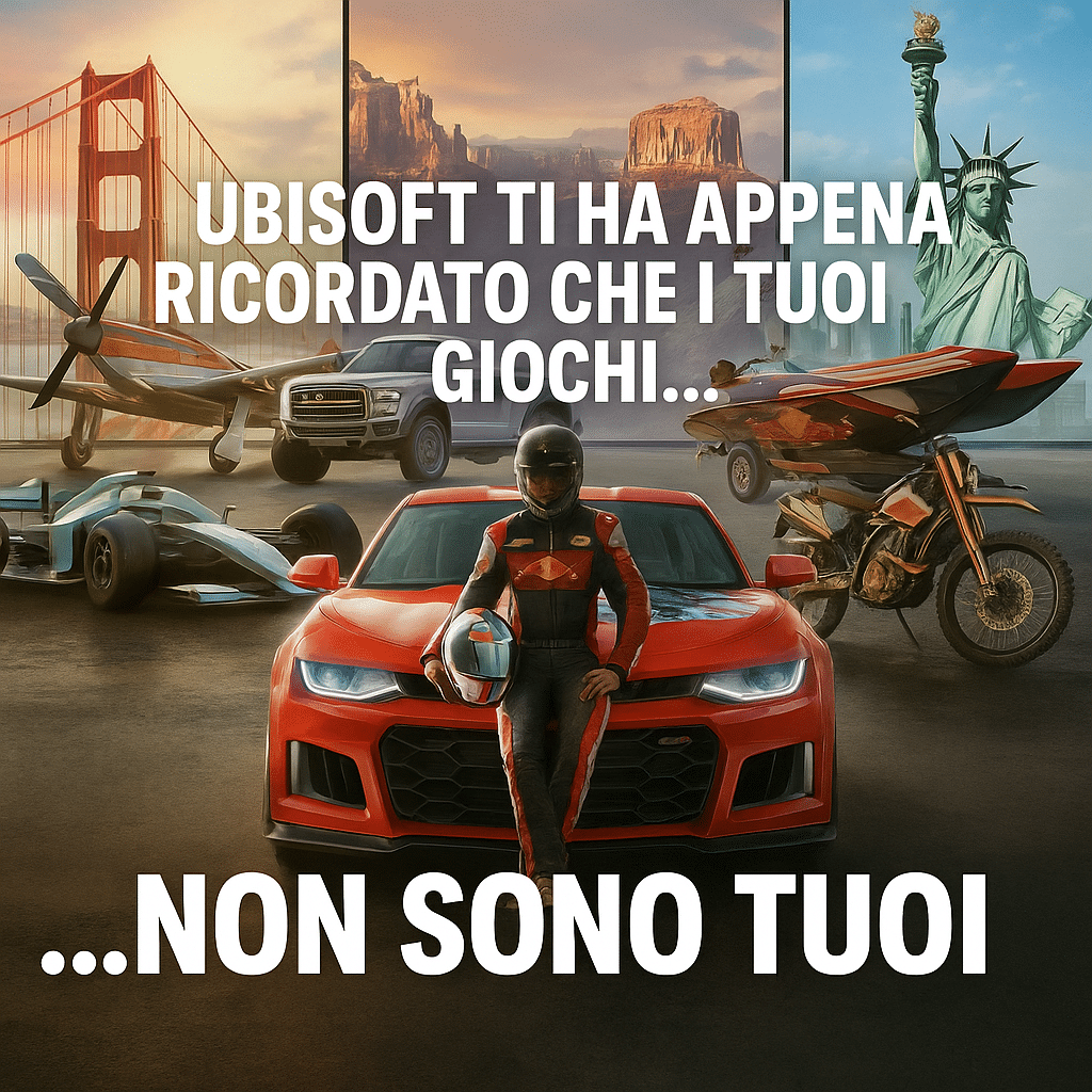 ubisoft ti ha appena ricordato che i tuoi giochi… non sono tuoi
