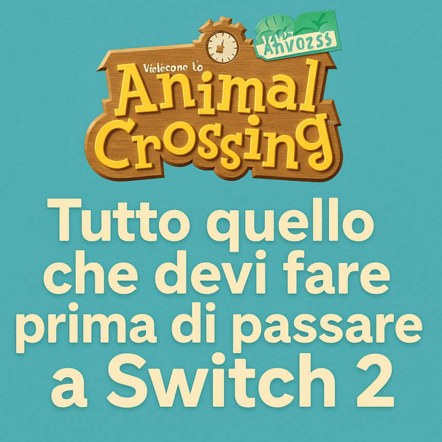 animal crossing come passare da switch a switch 2