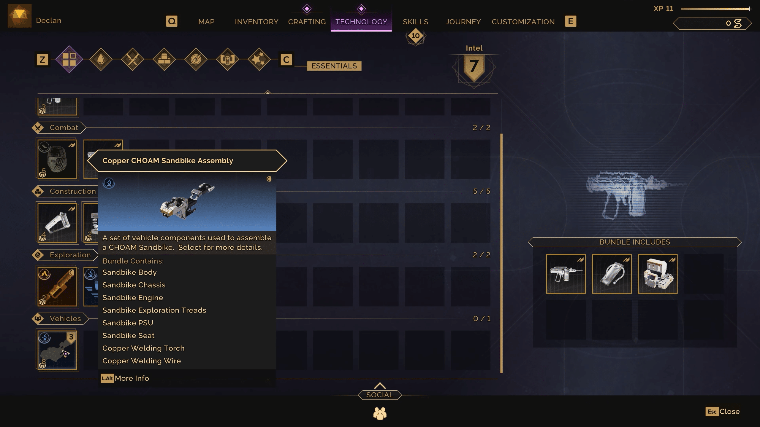 crafting e costruzione in dune awakening