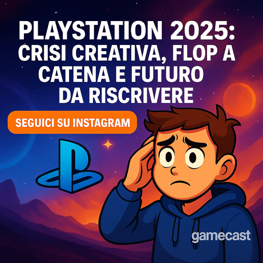 playstation 2025 crisi creativa, flop a catena e futuro da riscrivere