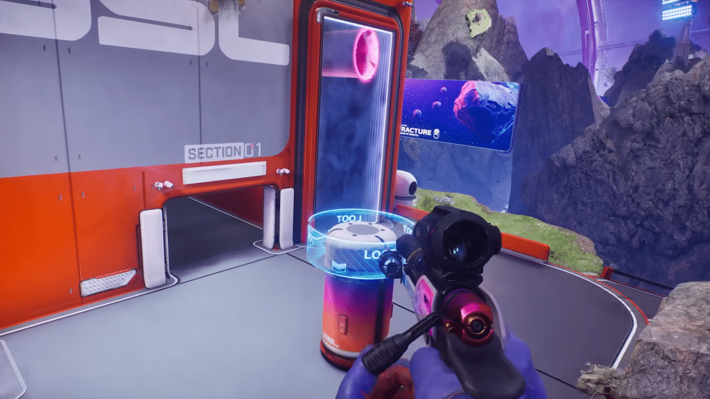 portale pronto all’uso su una delle mappe open space del gioco. in splitgate 2, lo spostamento è tutto: o domini la mappa… o sei tu a essere portato via.
