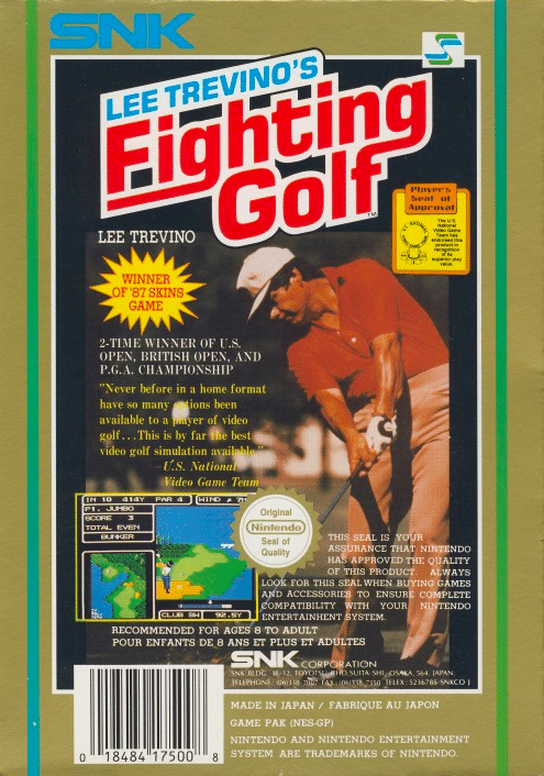 fighting golf snk il gioco di golf più pacifico con un nome da picchiaduro