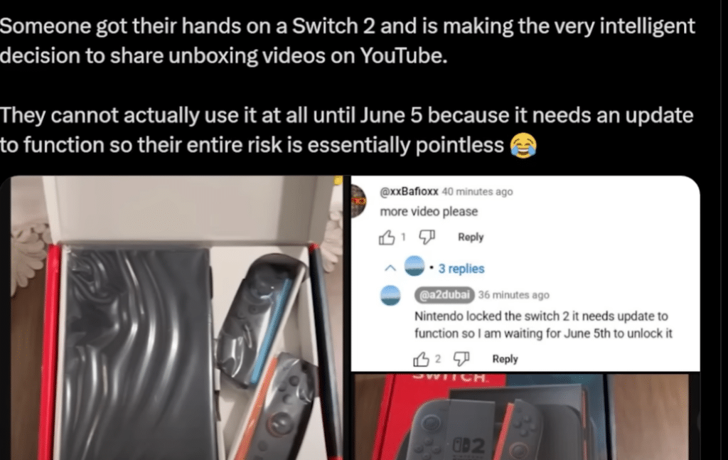 switch 2 leak: console in mano, ma bloccata da nintendo. e ora?