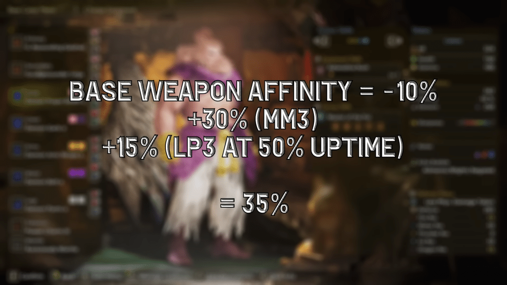-10% di affinità di base? niente panico. con maximum might e latent power porti il totale a un ottimo +35%. calcoli nerd, pugni letali.