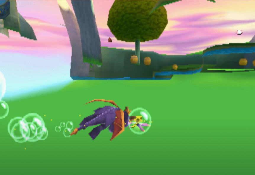 il glitch del nuoto nell’aria in spyro 2: il bug diventato leggenda