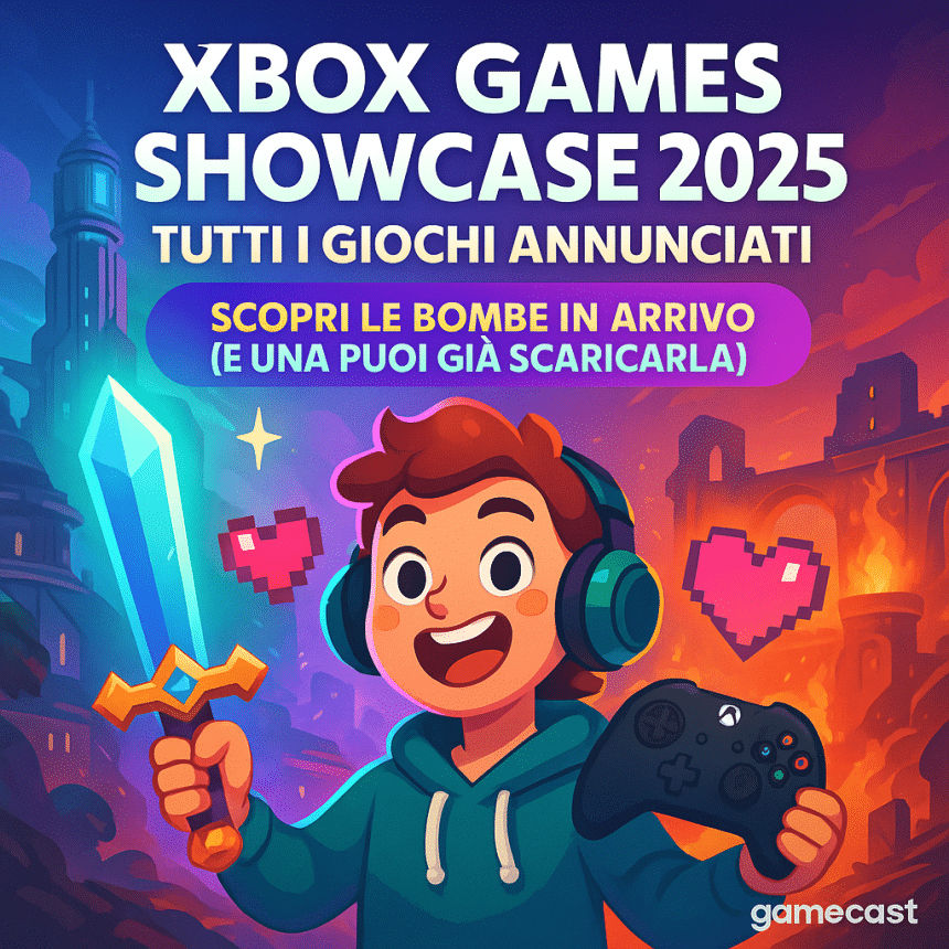 xbox games showcase 2025 tutti i giochi annunciati (e uno lo puoi già scaricare)