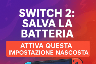salva la batteria impostazione nascosta switch 2