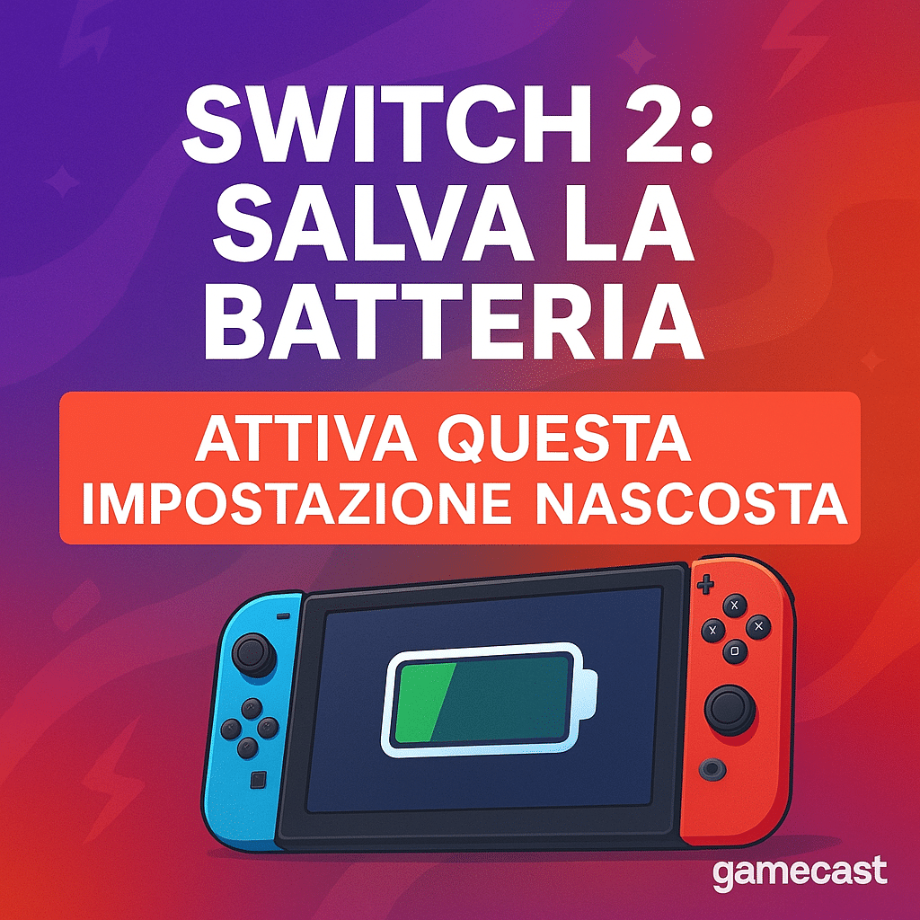 salva la batteria impostazione nascosta switch 2