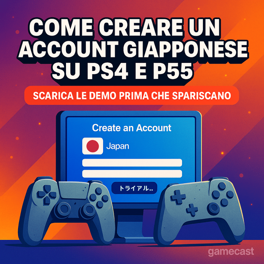 come creare un account giapponese su ps4 e ps5 (firmware 12.50 e 11.45)