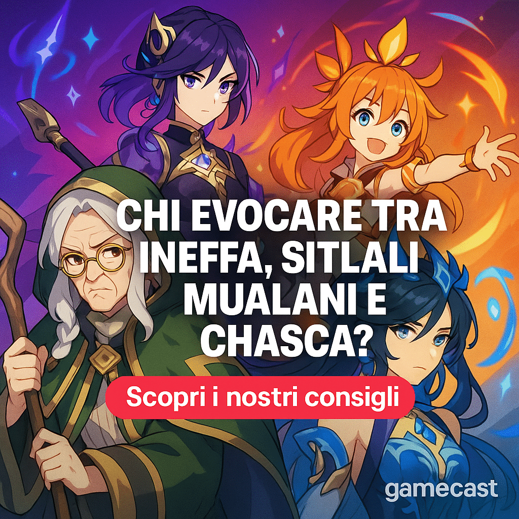 genshin impact 5.8 chi evocare tra ineffa, citlali, mualani e chasca