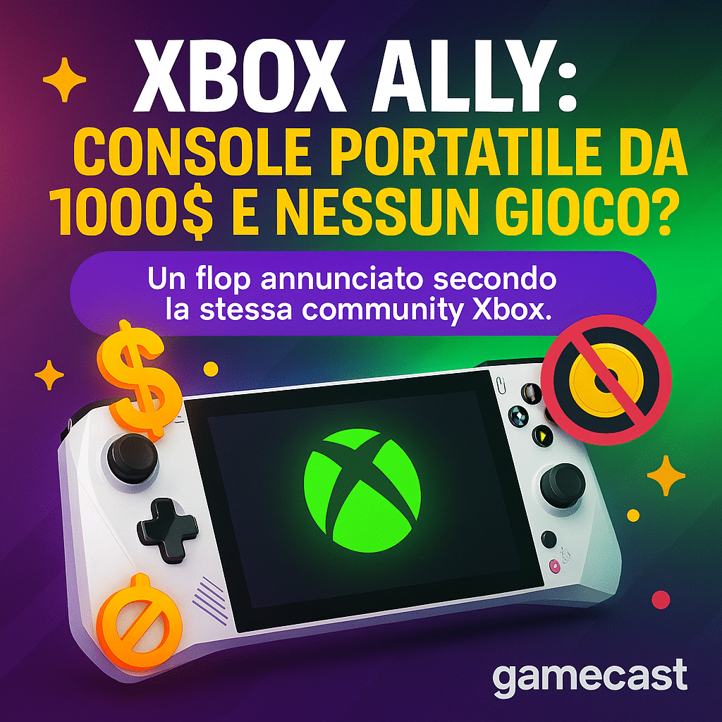 Xbox Ally: console portatile da 1000$ e nessun gioco?