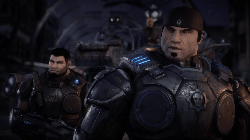 : marcus fenix e dom in gears of war reloaded, campagna 4k a 60 fps su playstation 5