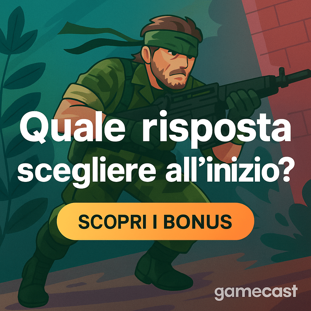 metal gear solid quale risposta scegliere