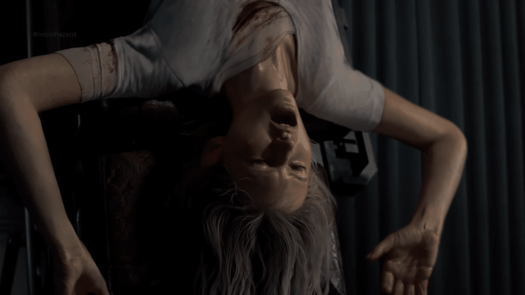 protagonista legata in resident evil requiem, scena di apertura horror