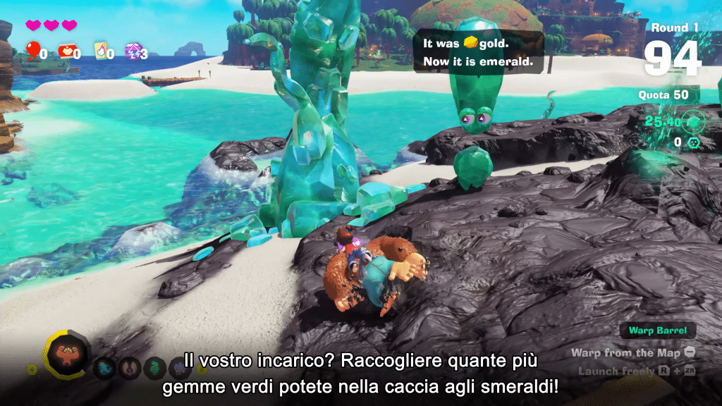 donkey kong bananza – isola dk + caccia agli smeraldi, disponibile ora! (nintendo switch 2) 0-53 screenshot