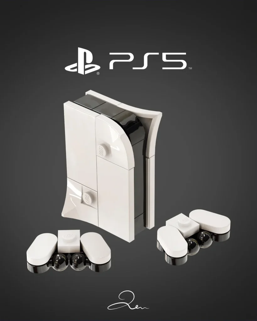 tutte le playstation rifatte con i lego: un fan le ricrea alla perfezione