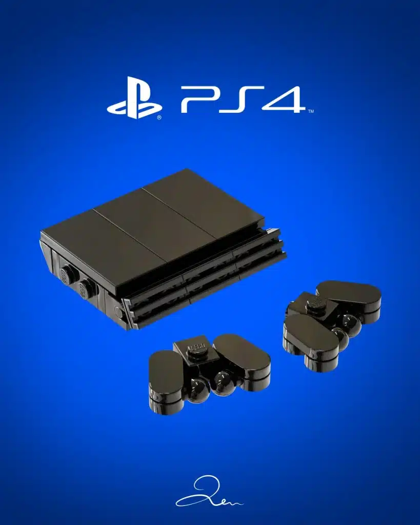 tutte le playstation rifatte con i lego: un fan le ricrea alla perfezione