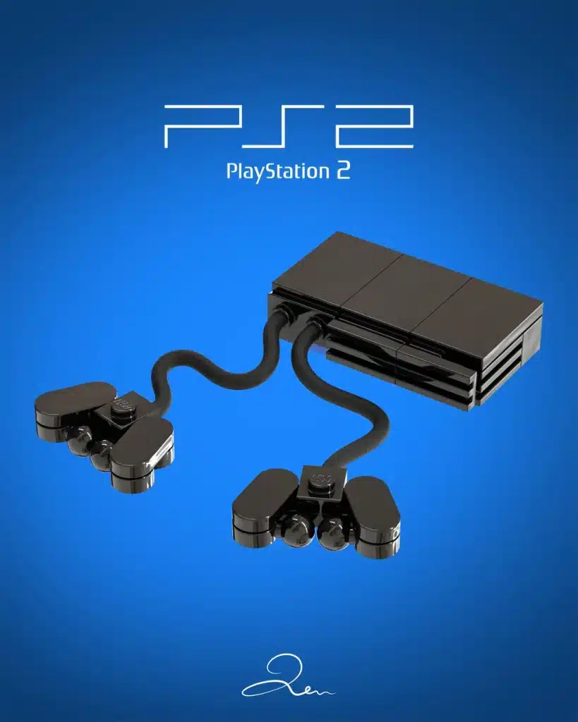 tutte le playstation rifatte con i lego: un fan le ricrea alla perfezione