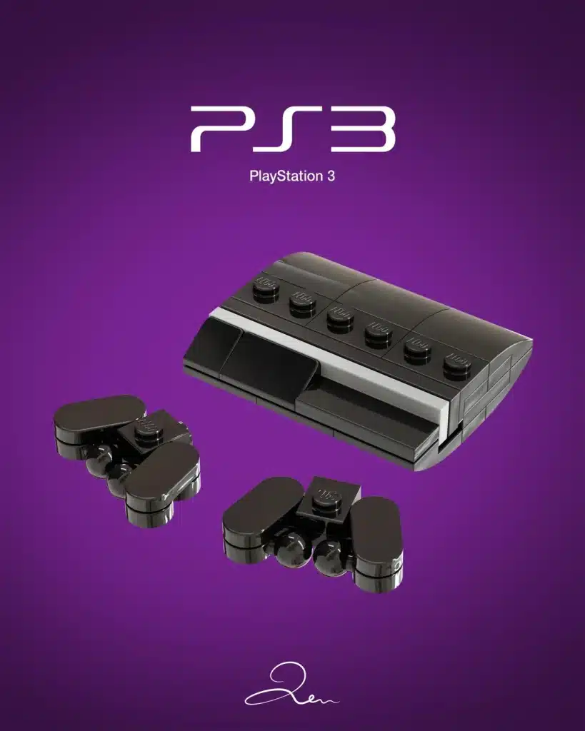 tutte le playstation rifatte con i lego: un fan le ricrea alla perfezione