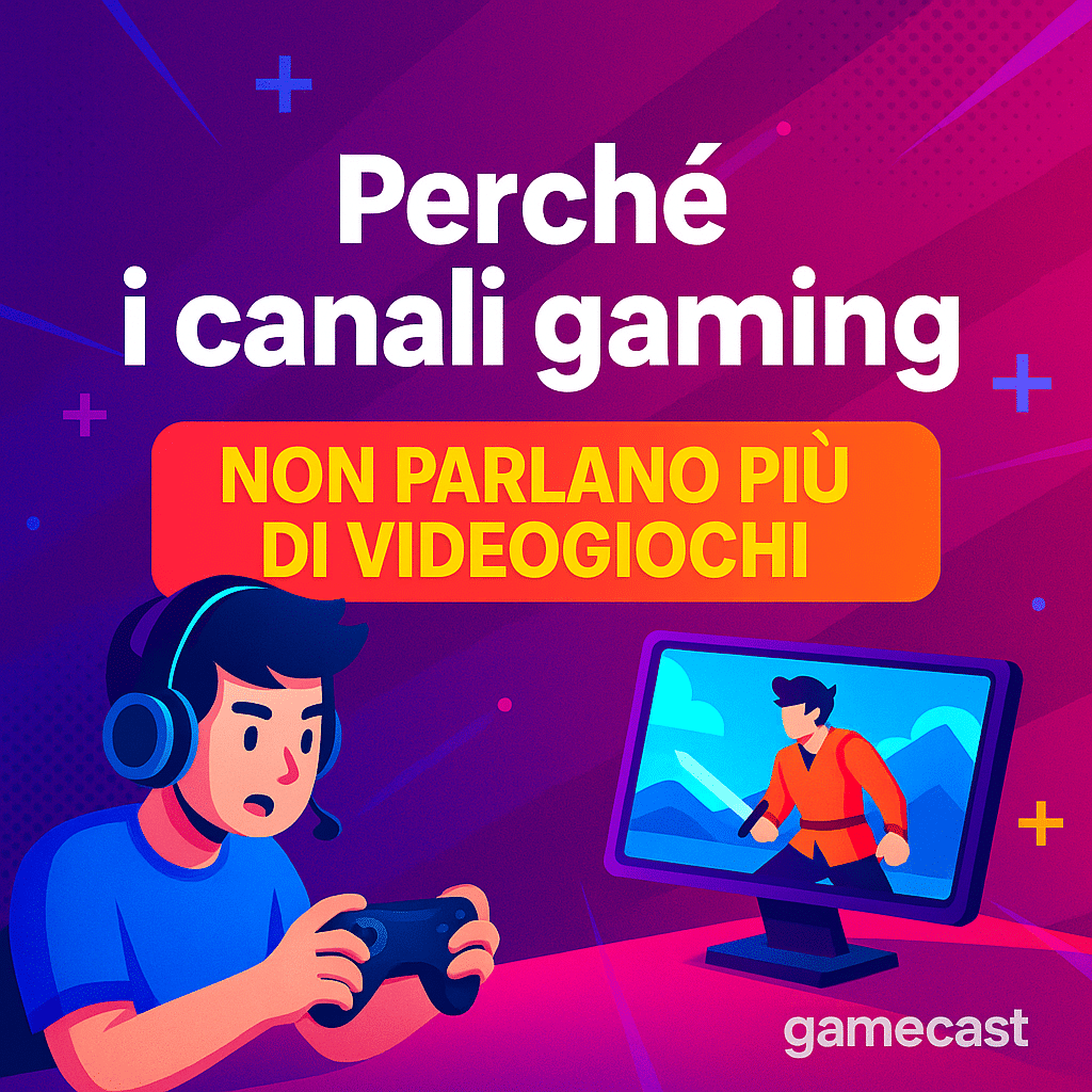 canali videogiochi non parlano piu di giochi