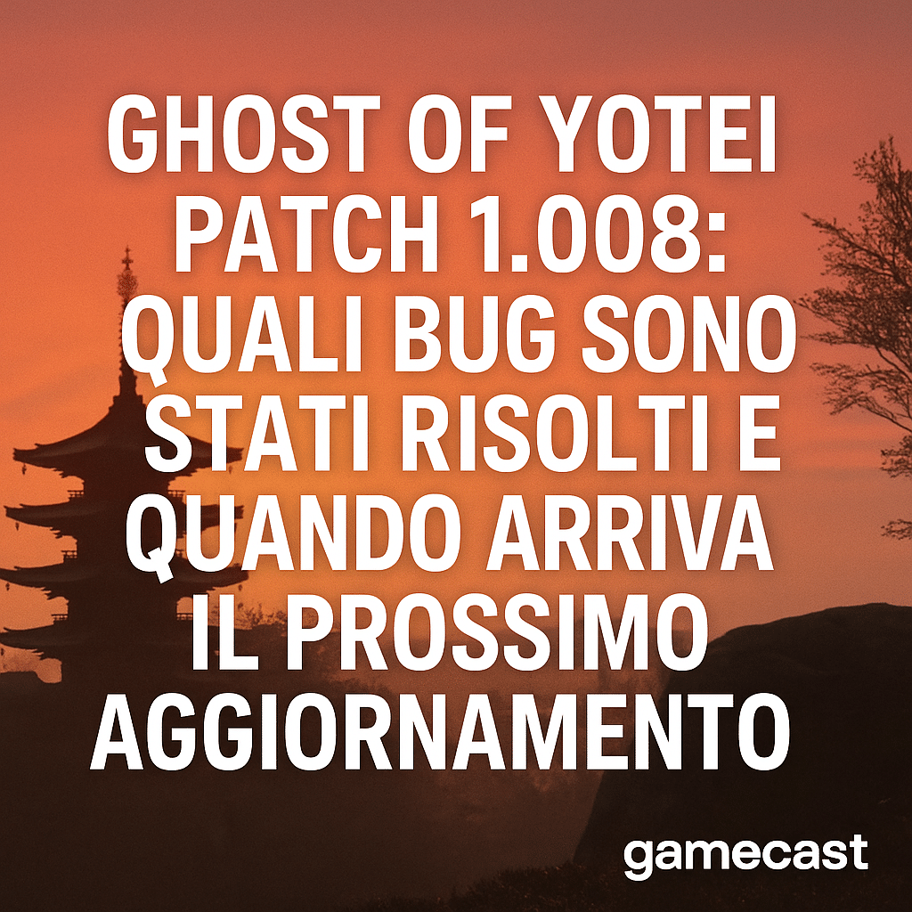 ghost of yotei patch 1.008 migliora stabilità e missioni. ecco i bug risolti e quando potrebbe arrivare il prossimo aggiornamento.