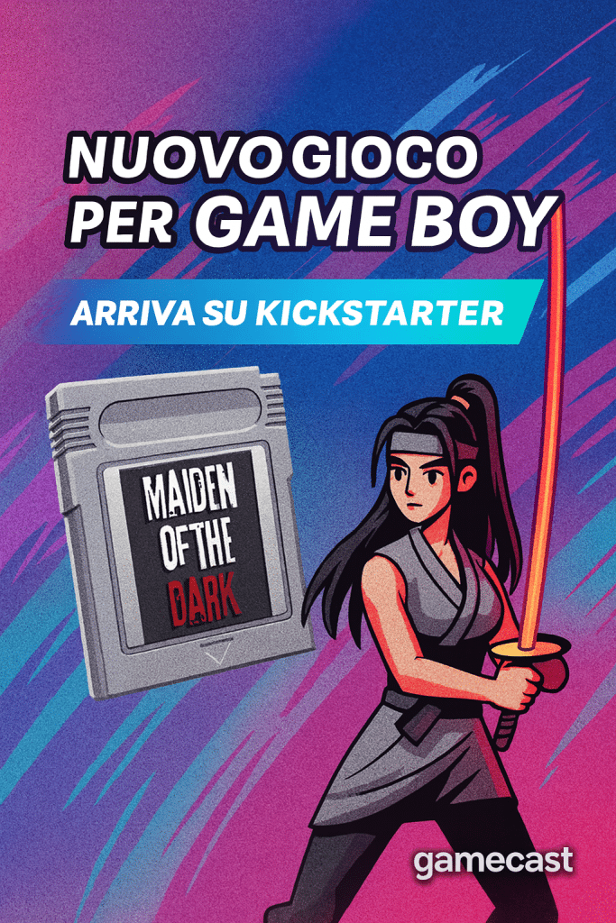 maiden of the dark nuovo gioco per game boy in arrivo su kickstarter