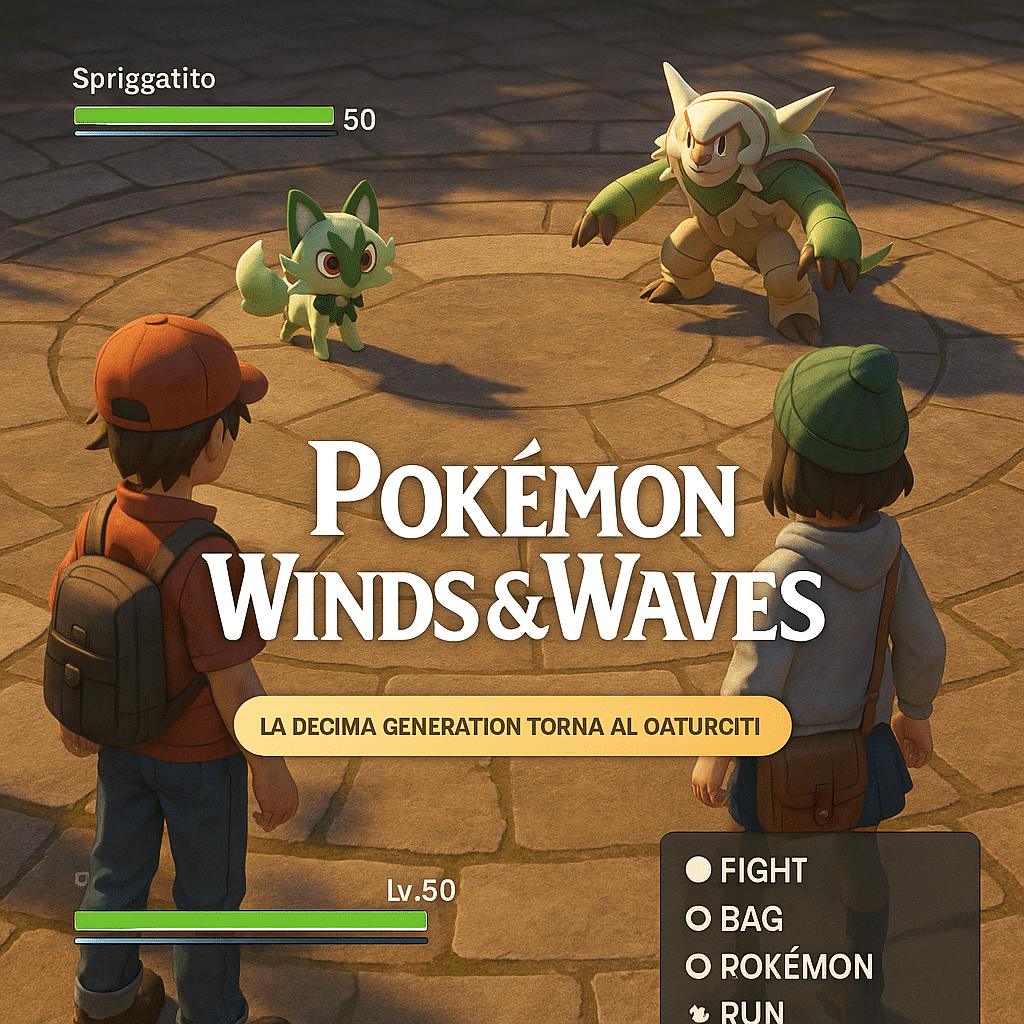 pokémon winds & waves tornerà al combattimento a turni 2