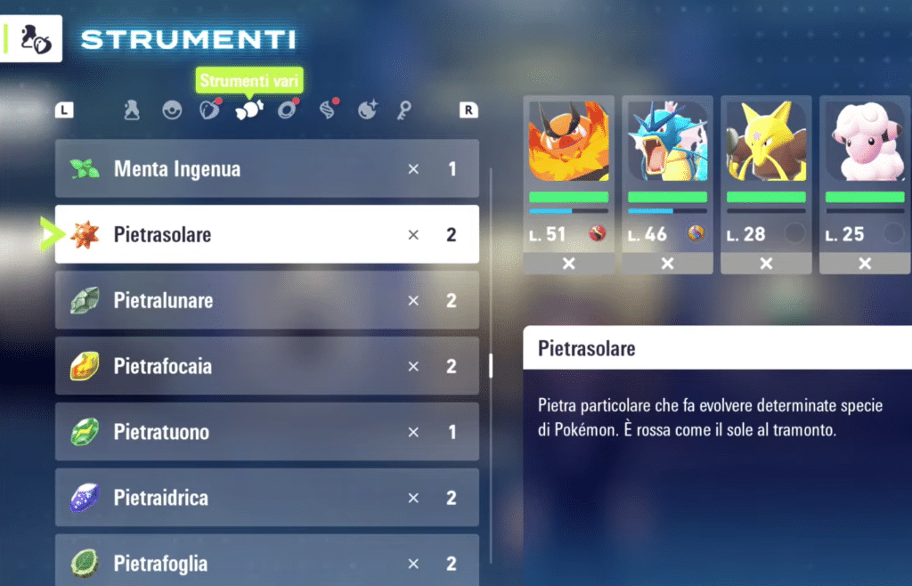 tutte le pietre evolutive di pokémon leggende z-a