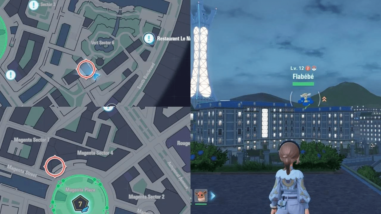 leggende pokémon z-a, ambientazione di luminopoli