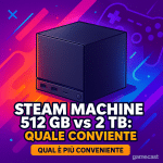 Steam Machine 512 GB o 2 TB: quale conviene?