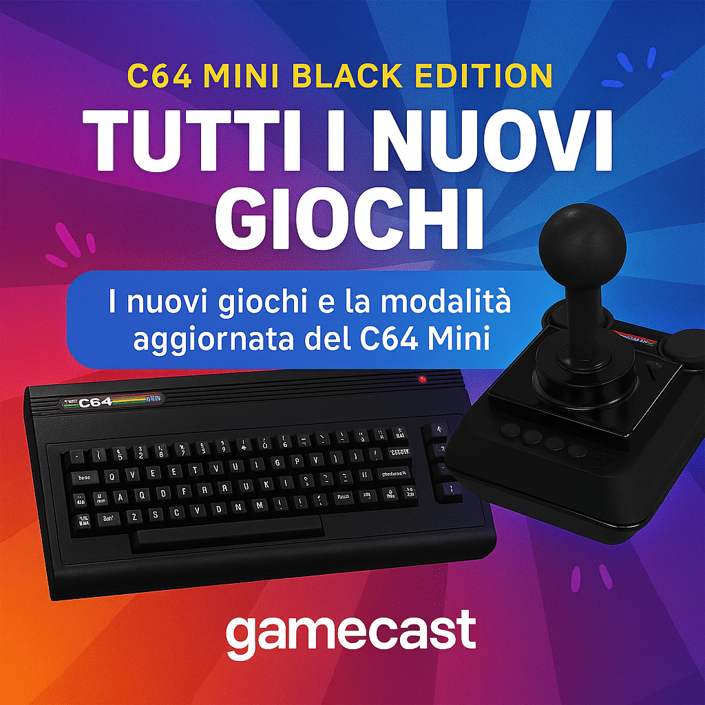 C64 Mini Black Edition: quali sono davvero i 25 nuovi giochi e come funziona la modalità Carosello?