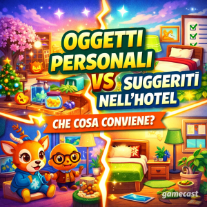perché usare oggetti personali nell’hotel di animal crossing new horizons 3.0 conviene