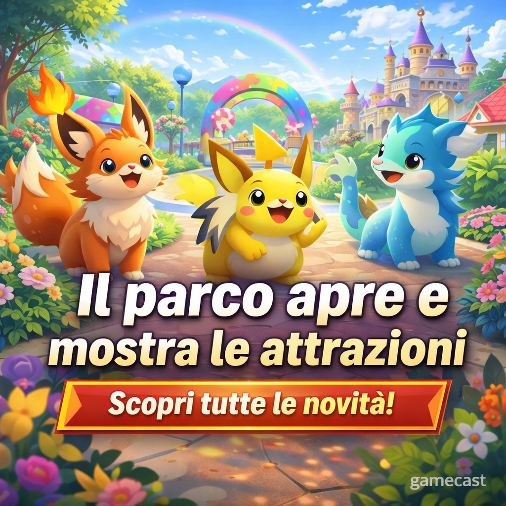 Il parco a tema Pokémon sta per aprire: cosa si nasconde dentro il PokéPark Kanto?
