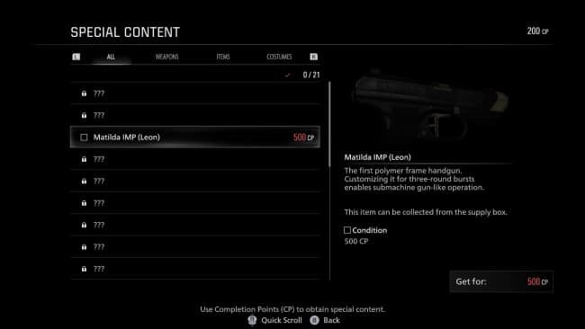 resident evil requiem munizioni infinite