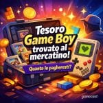 Trova un Game Boy su un mercatino… ed è pieno di giochi: collezione retro da sogno