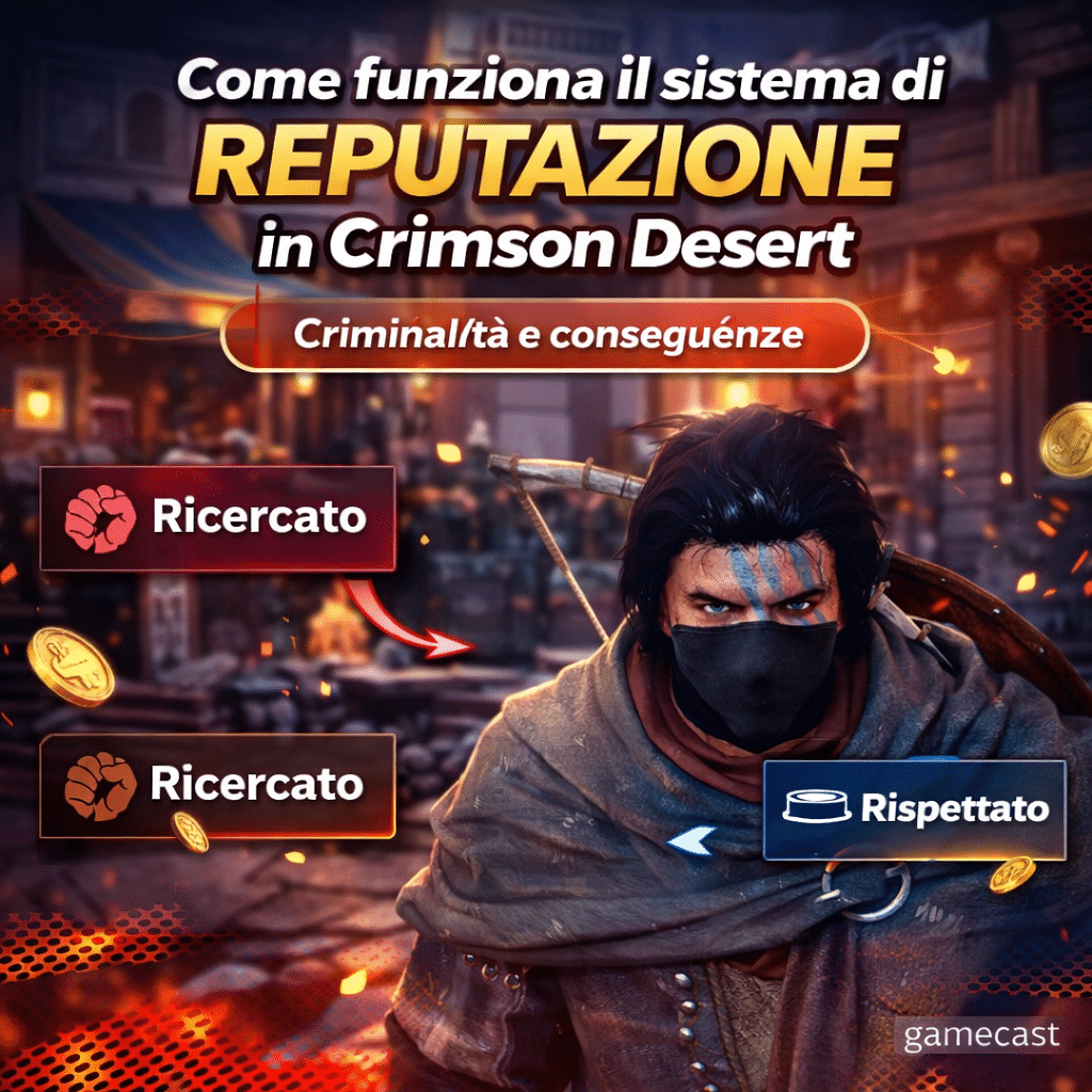 come funziona il sistema di reputazione in crimson desert