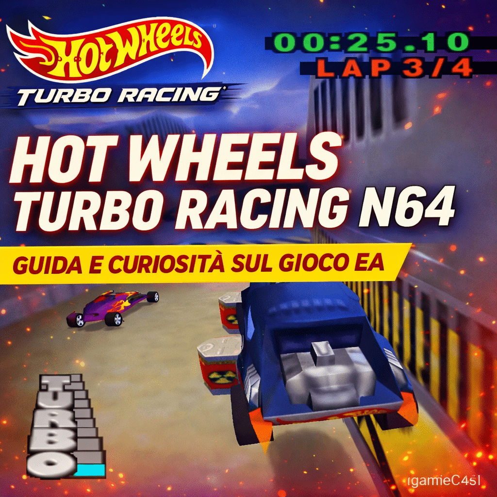 Hot Wheels Turbo Racing per Nintendo 64: il gioco di corse che aspettavamo dal 1968