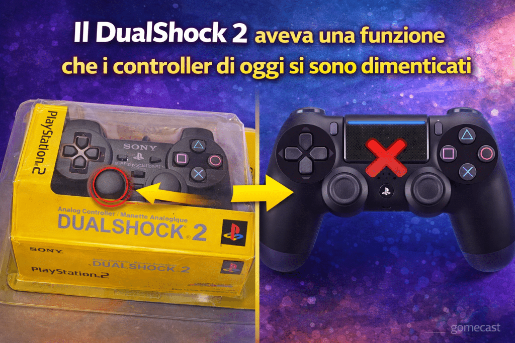 il dualshock 2 aveva una funzione che i controller di oggi si sono dimenticati