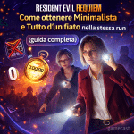 Resident Evil Requiem trofei Minimalista e Tutto d’un fiato: guida alla seconda run
