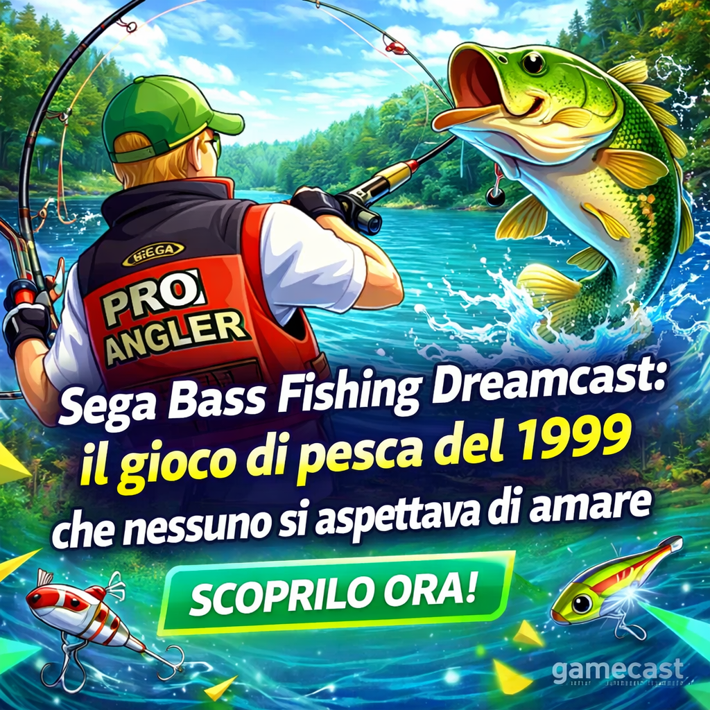 Sega Bass Fishing su Dreamcast: il gioco di pesca che non ti aspettavi